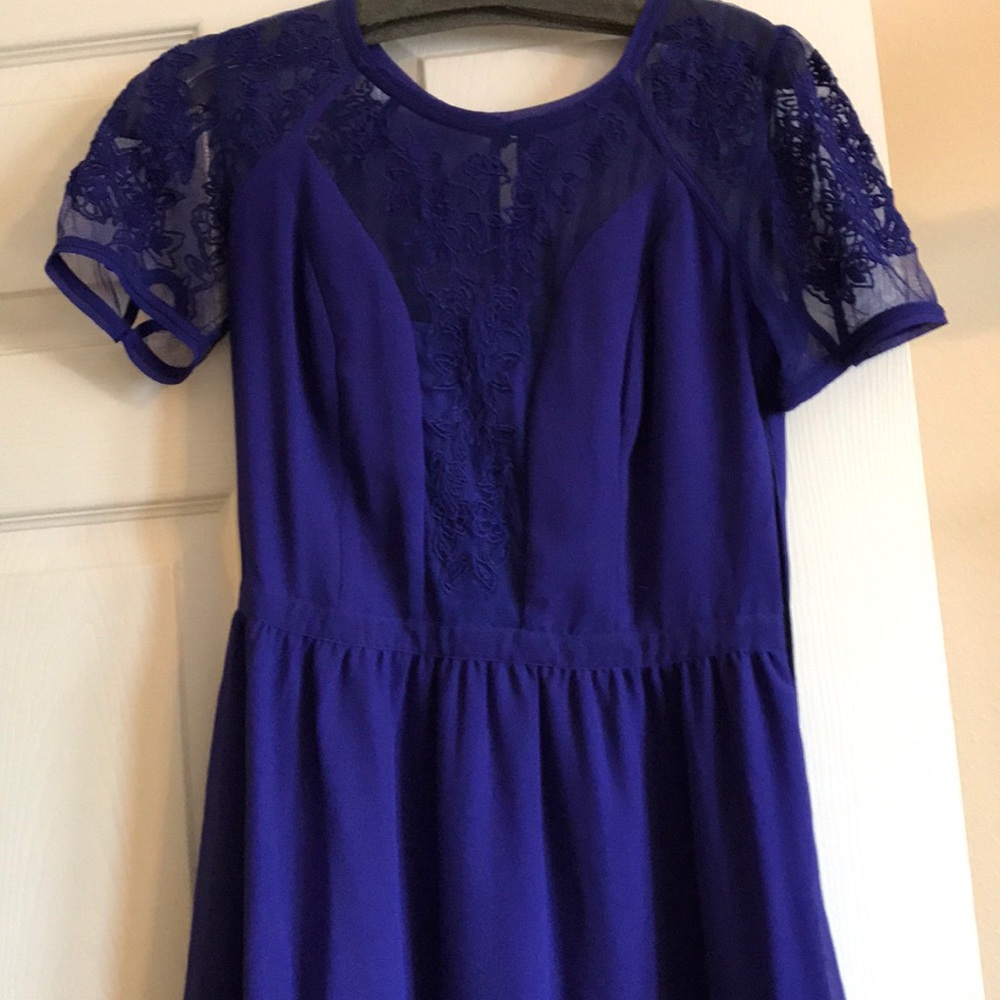 Blue dress